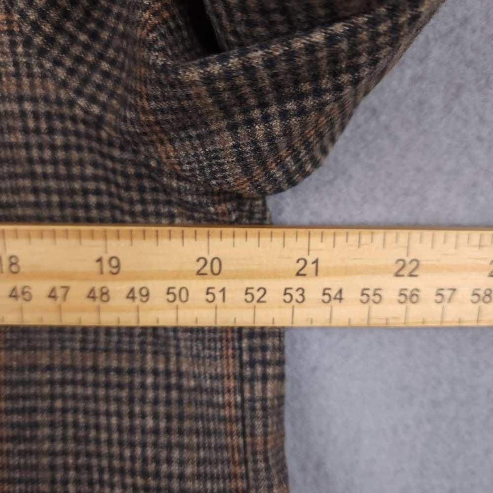 Old Navy Womens XS Petite Relaxed Unlined Blazer Brown Plaid Jacket New - Picture 11 of 16